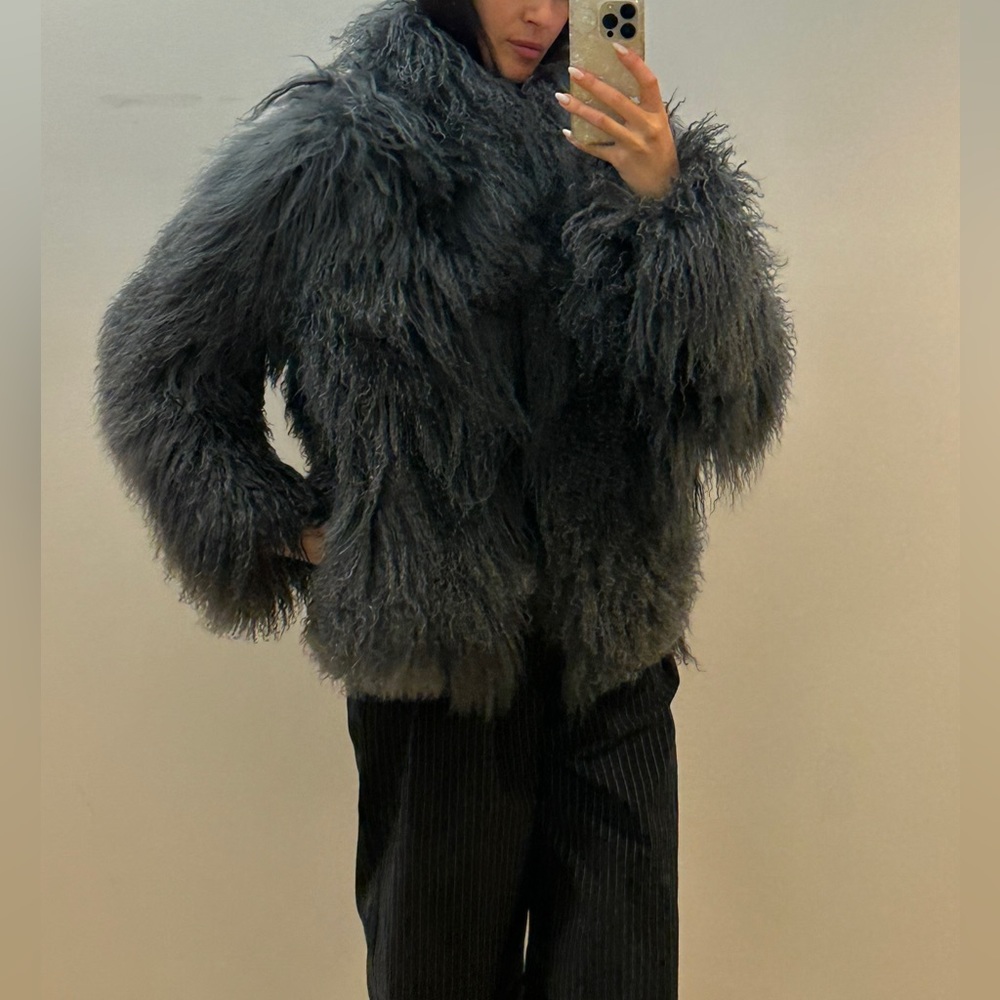 Real shearling jacket - Picture 4 of 5